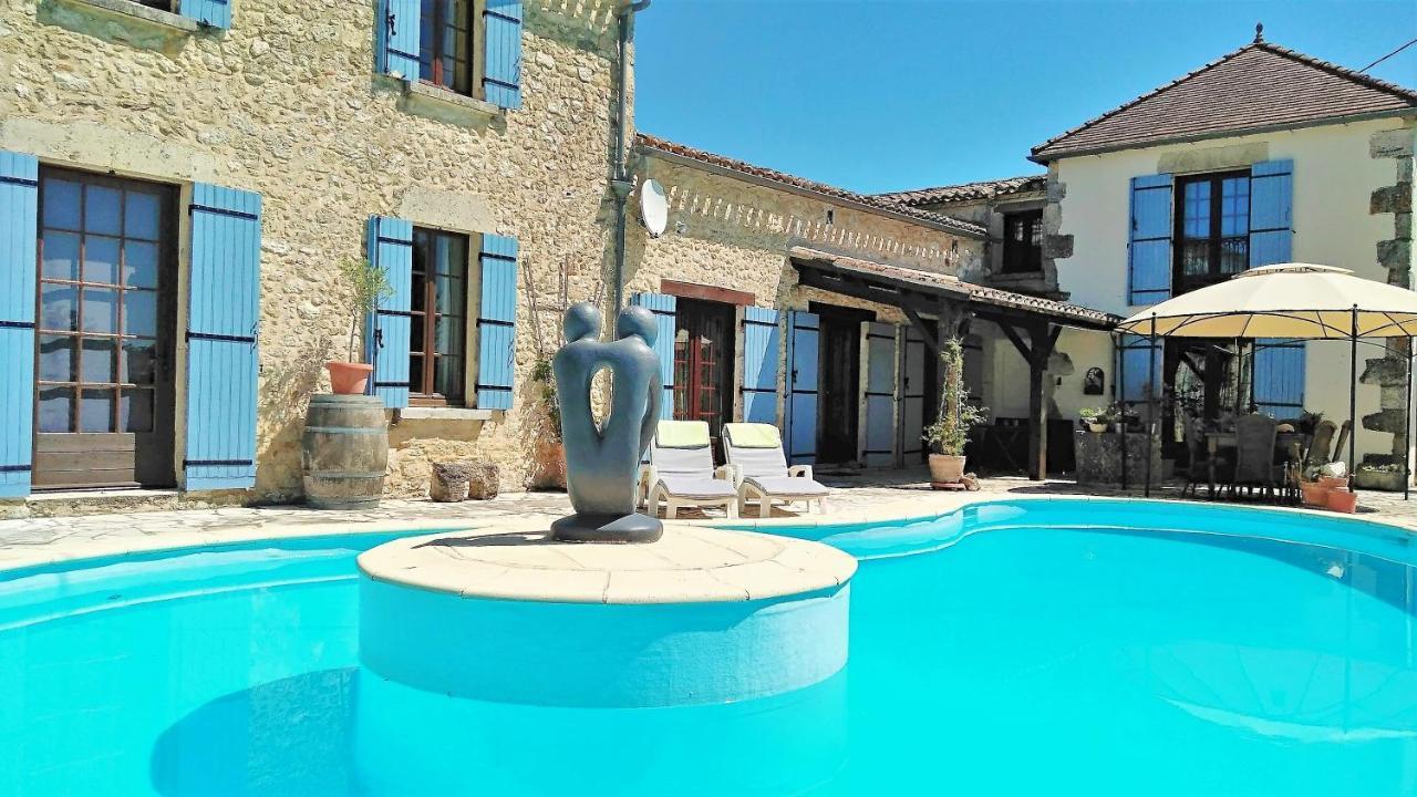 Luxury B&B Maison à votre Santé, in Bordeaux wine region Savignac-de-Duras Exterior foto
